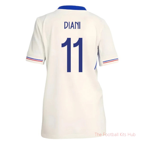 2025-2026 France Womens Team Away Shirt (Kids) (Diani 11)
