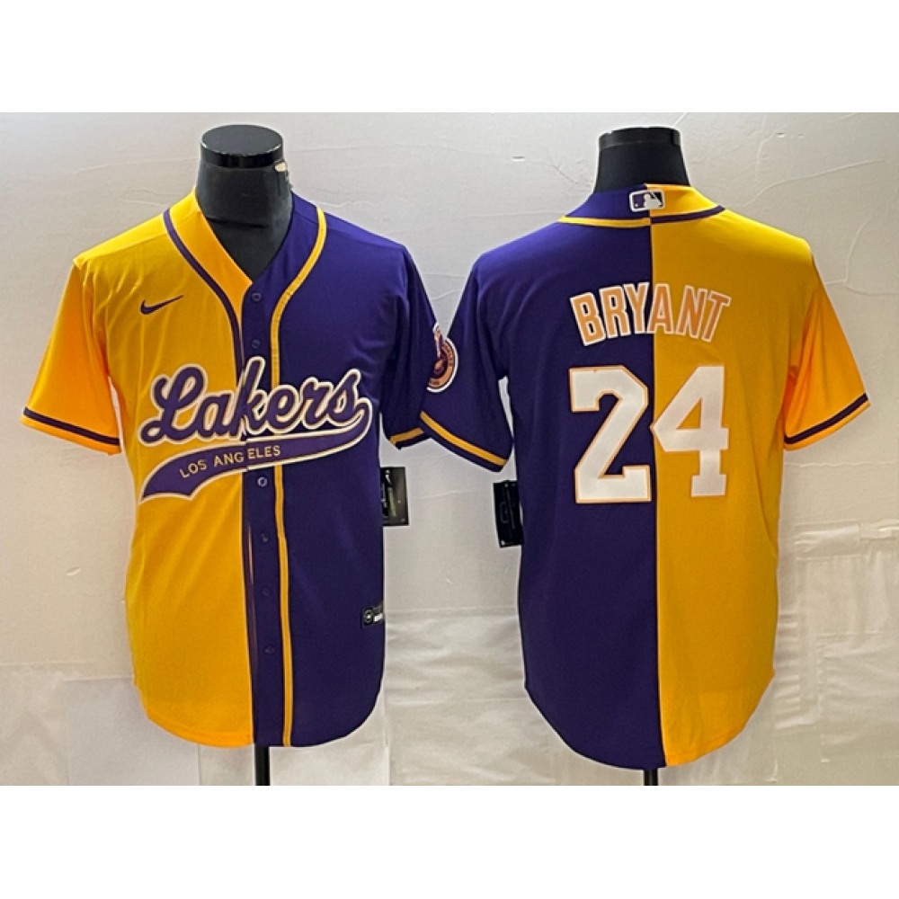 Fan Favorite Limited Men's LAL #8 Back Purple Basketball Jersey