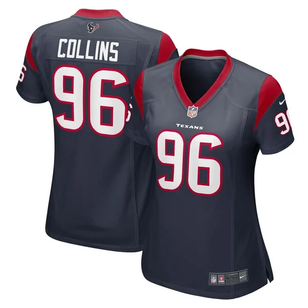 None Maliek Collins Game Jersey - Navy | NFL Player Jersey | NFL Footb