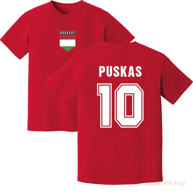 Men Puskas Hungary Training Jersey (Red) UEFA Euro