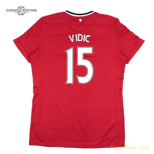 Football Team Vidic Sophisticated Womens Jersey Performance Fabric
