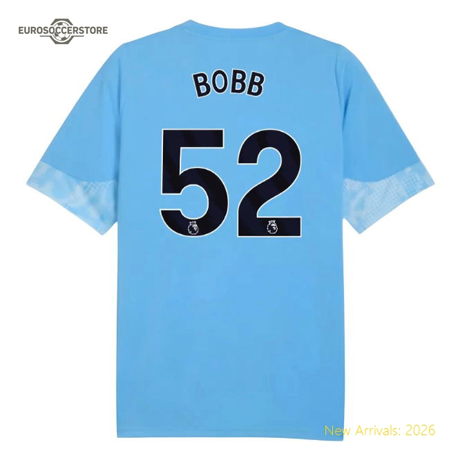 Kid-approved Man City Kids Bobb Jersey 2025-2026 Machine-washable