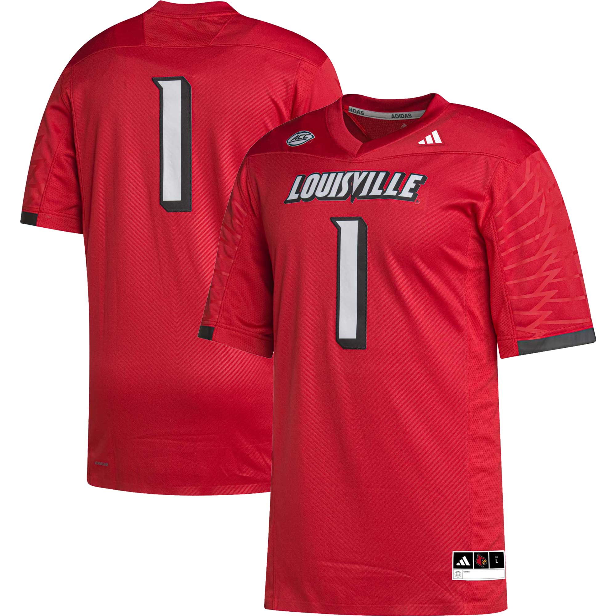 [NJP] Louisville Cardinals Premier Football Jersey - Cardinal