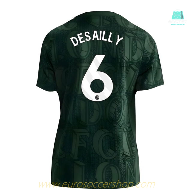 2025-2026 Chelsea Pre Match Shirt (Green) - Kids (Desailly 6)