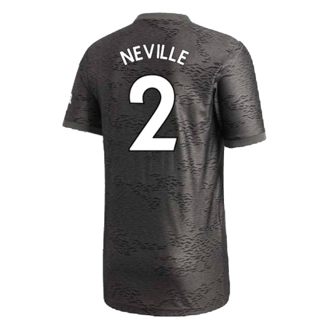 Manchester United 2020-21 Away Jersey ((Excellent) L) (NEVILLE 2)