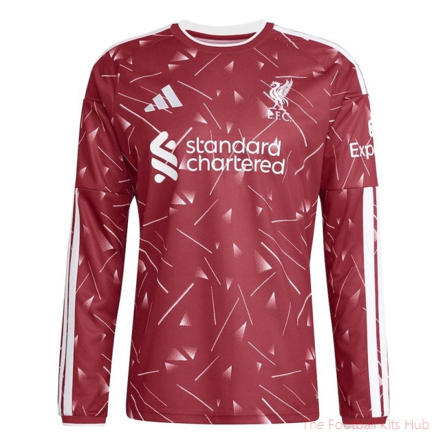 [EFKS] 2026-2027 Liverpool Long Sleeve Home Shirt Kids Your Name