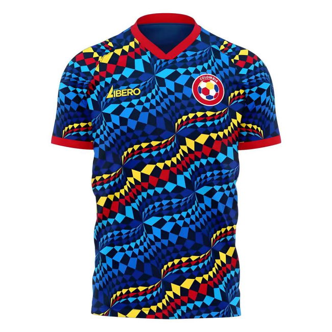 Match Worn Style Colombia Elite Design Concept Pro Shirt