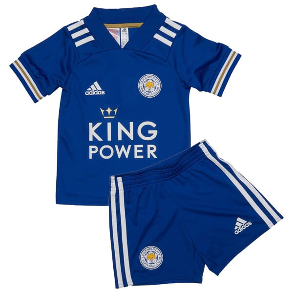Comfort Fit Kids Leicester City 20-21 Home Soccer Kit ShirtShorts