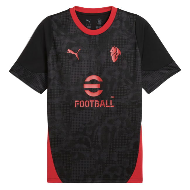2025-2026 AC Milan Training Jersey (Black) (Kaka 22)