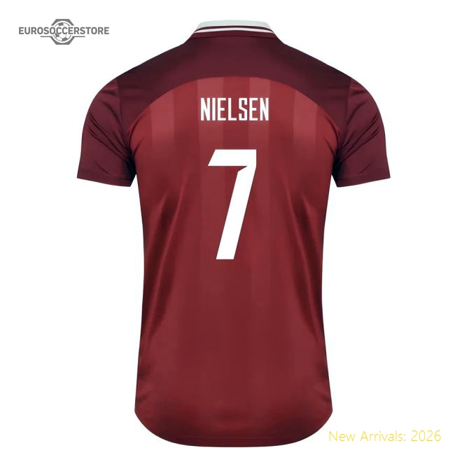 Denmark Womens Team Home Kit 2025-2026 Supporter Jersey
