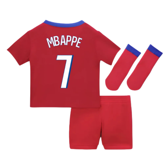 Teams,Psg Psg Club 2025-2026 Third Baby Kit (Mbappe 7) Match Edition