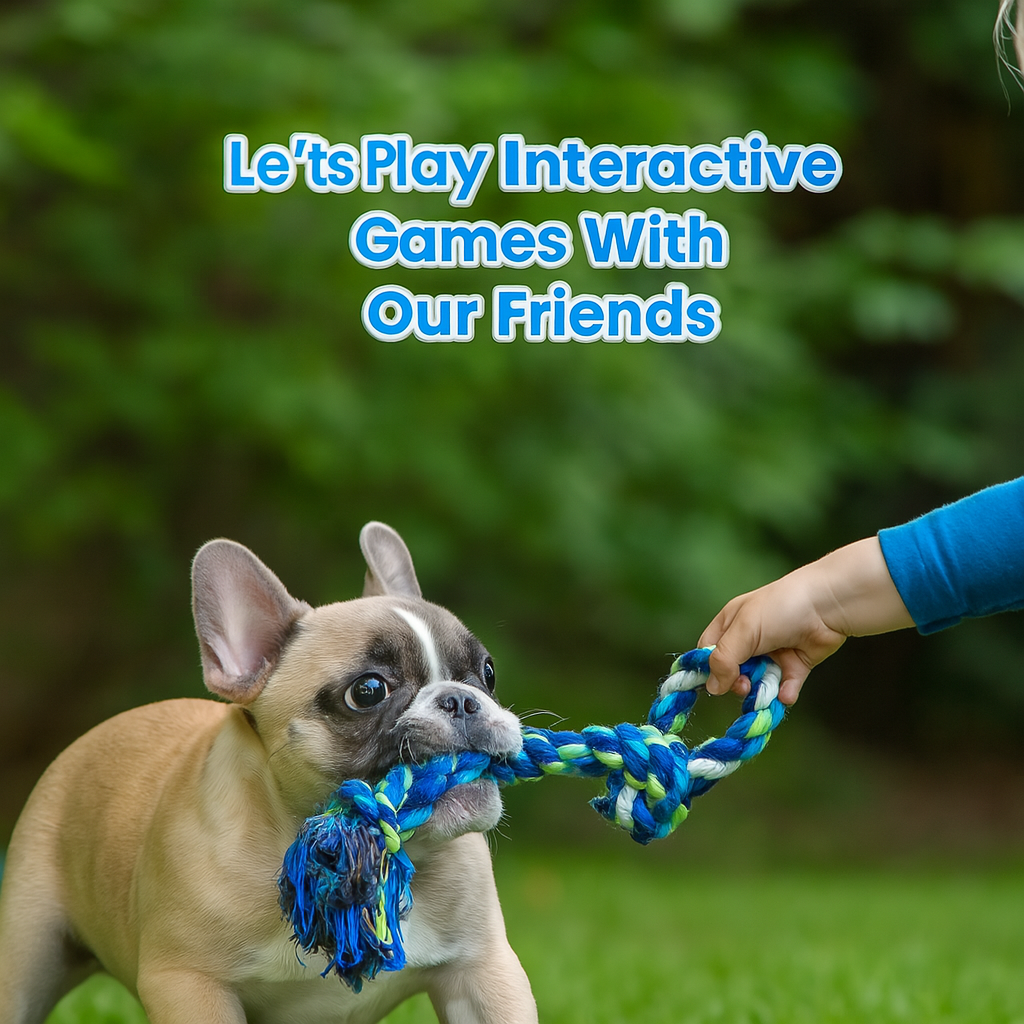 Knotzilla Frenchie Knot Chew Toy – Durable Indestructible Tug Rope Toy