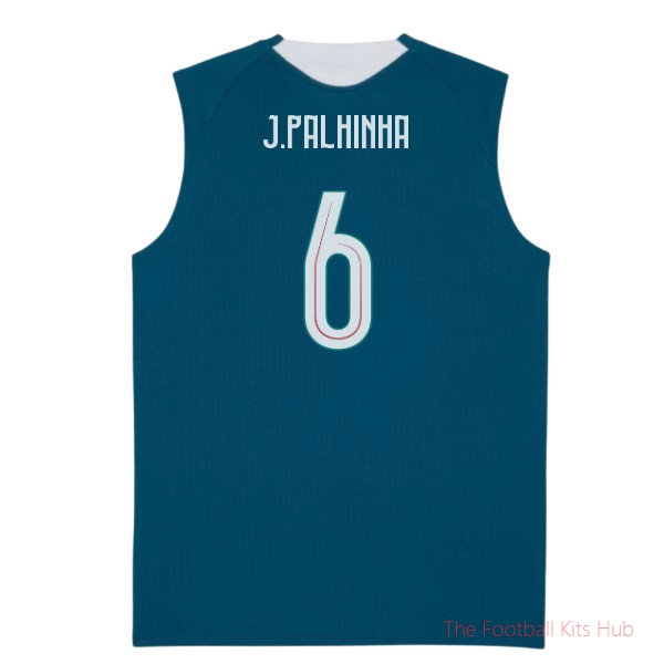 [LK] 2026/27 Portugal Sleeveless Training Jersey (Ocean Tropic) (J.Palhinha 6)