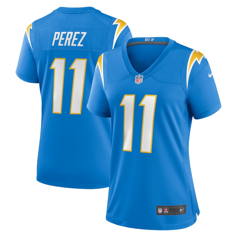 None Luis Perez LA Chargers Energetic High-Quality Jersey Football App