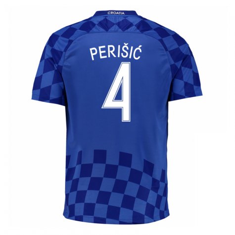 Croatia Away 2016 Perisic 4 Soccer Jersey Shirt - Official Replica