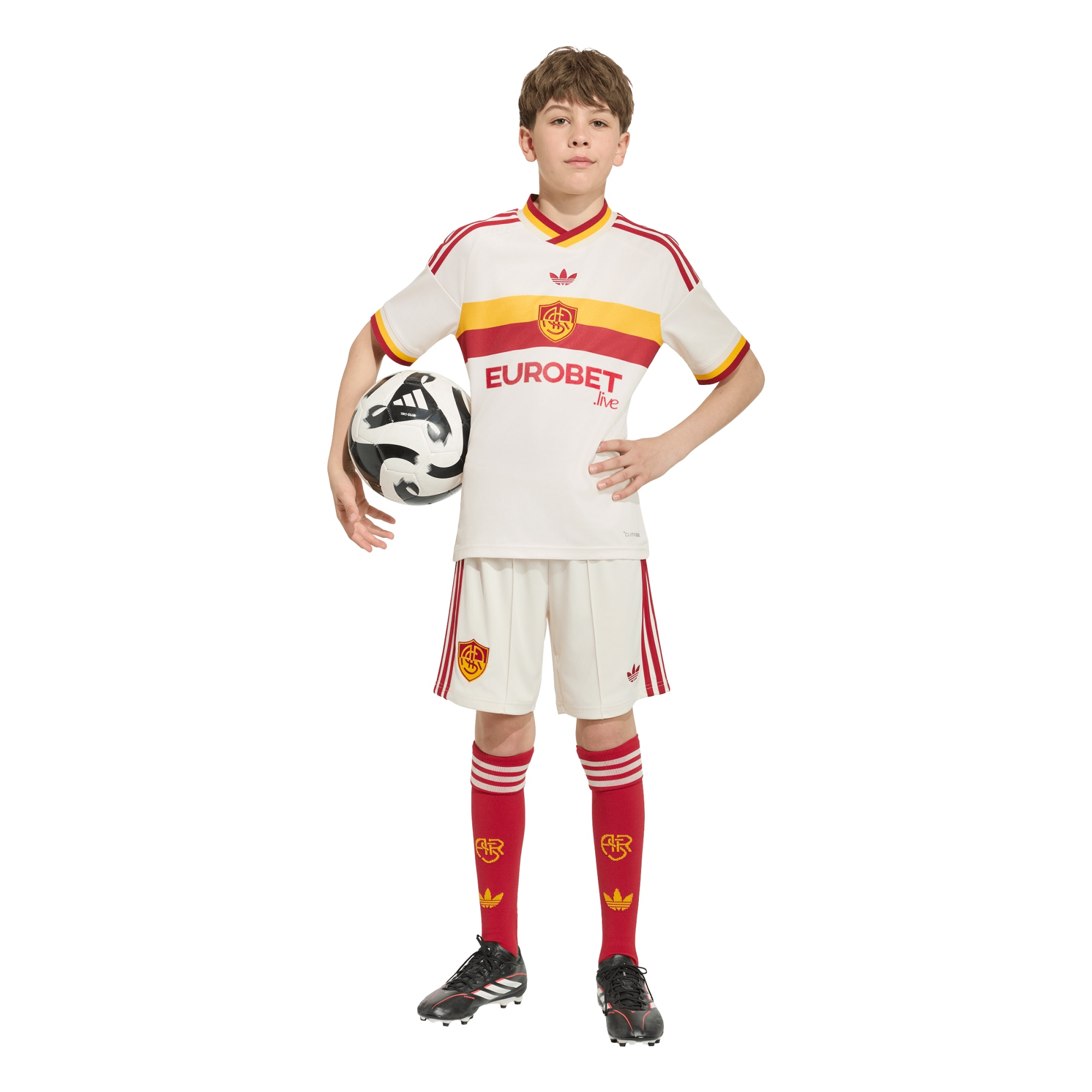 [LK] AS Roma Youth 2026/27 Away Replica Jersey - White