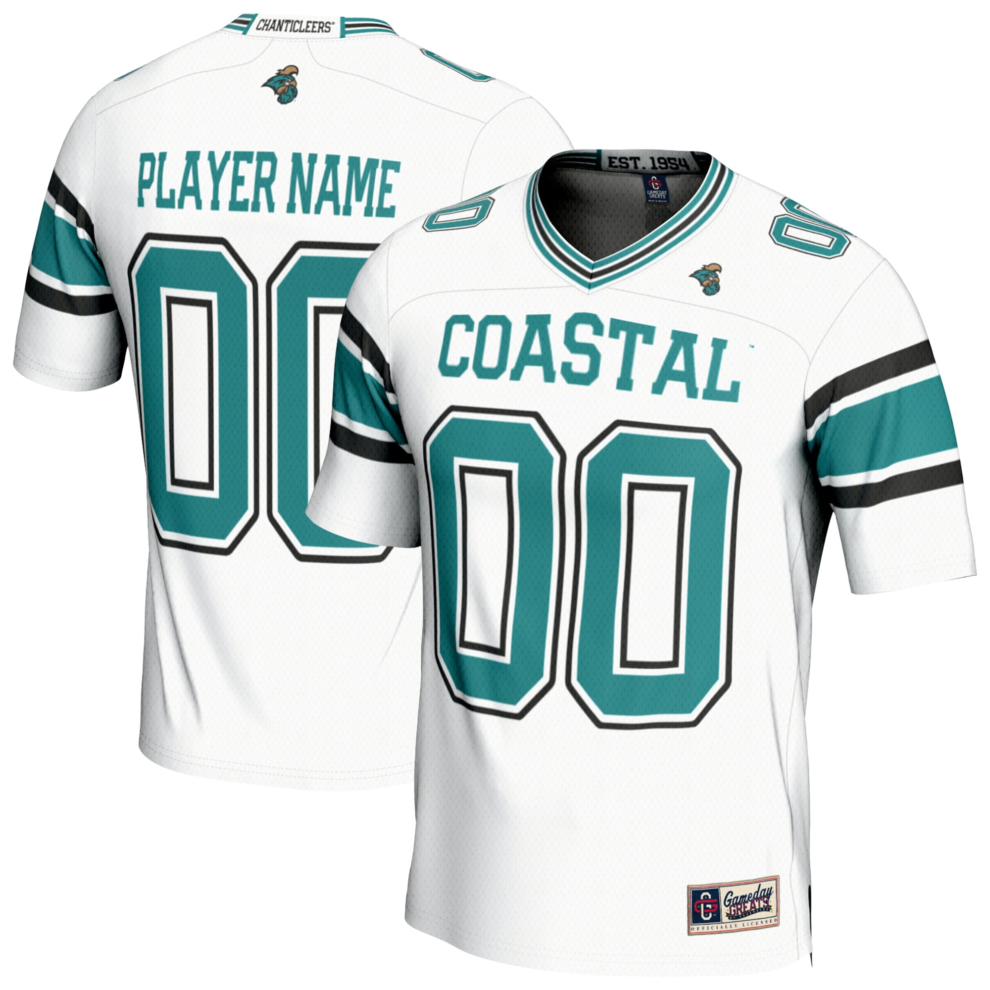 Coastal Carolina Chanticleers GameDay Greats Youth NIL Lightweight Collegiate Football Fashion 26/27 Football Jersey - White