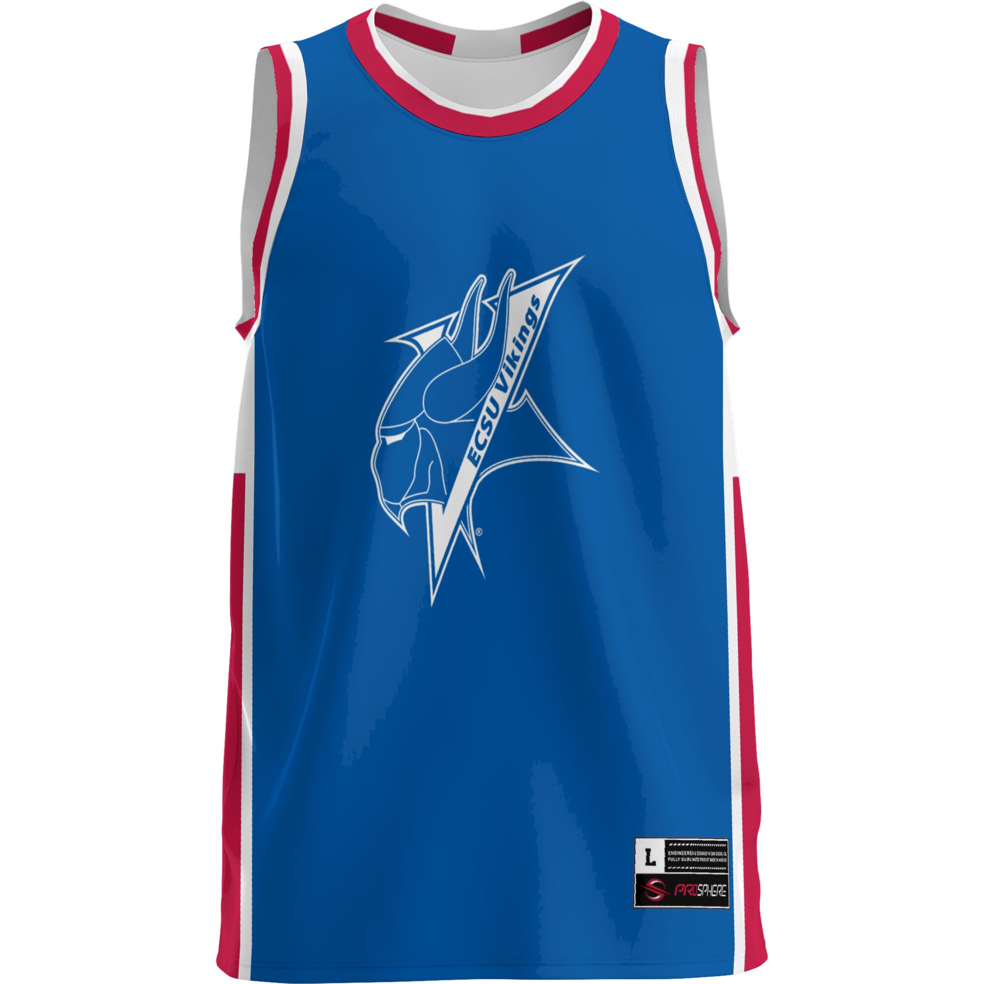 [LK] Elizabeth City State University Vikings GameDay Greats Lightweight Basketball Jersey - Royal