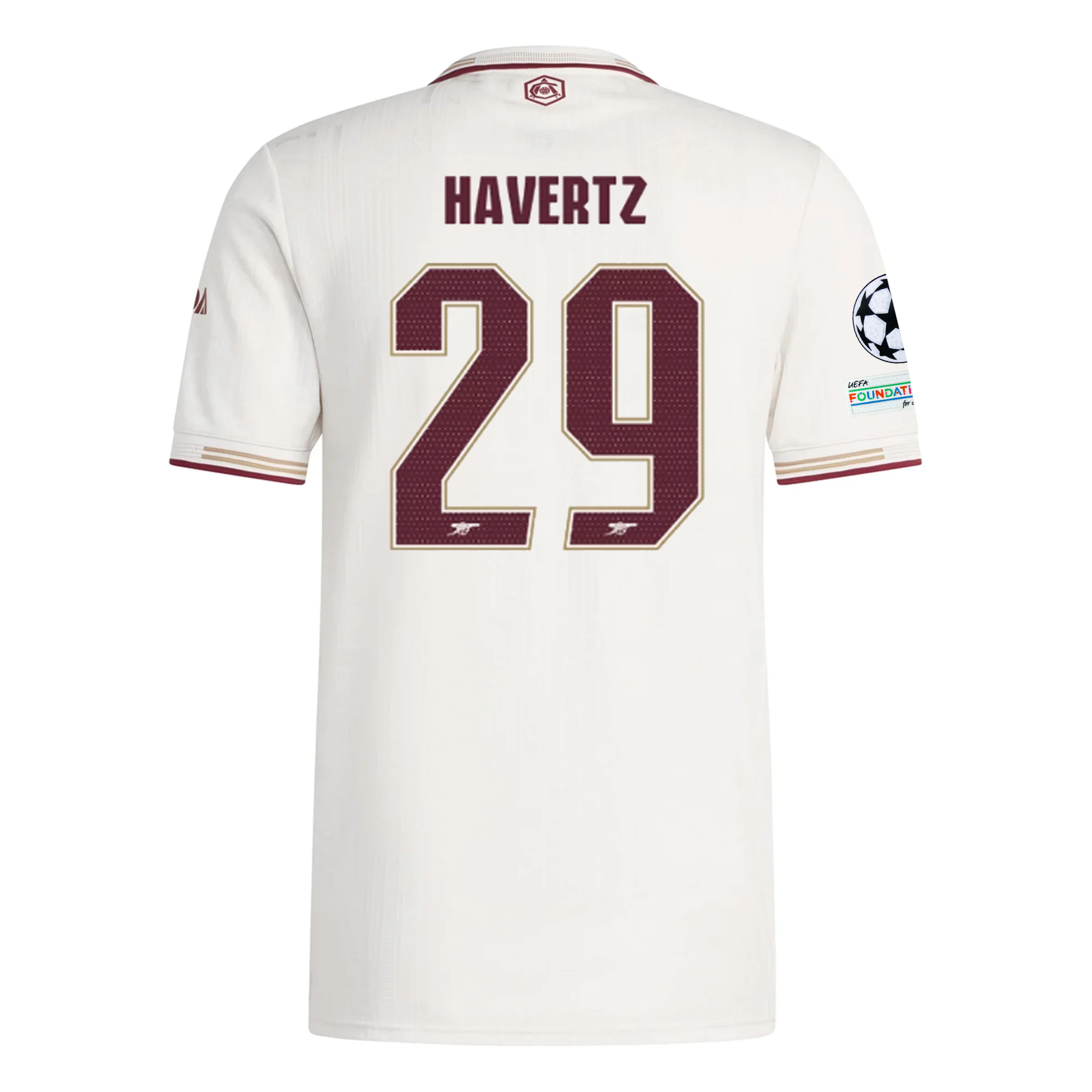 Arsenal Kai Havertz 2025-2026 UCL Third Jersey – Authentic Shirt