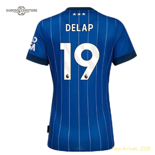 Stylish Womens Football Team Delap Jersey 2024-2025 Lightweight