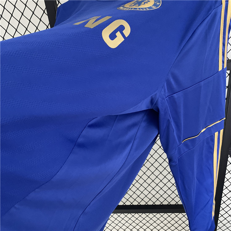 Premium Quality Chelsea 1213 Home Retro Football Shirt - Long Sleeve