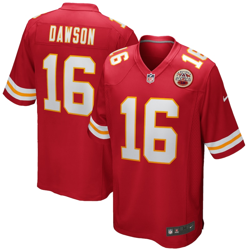 None Len Dawson KC Chiefs Powerful Top-Grade Jersey Game Day Wear