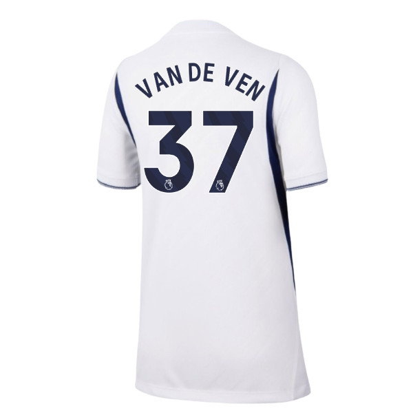 [DDJ] 2026-2027 Tottenham Home Shirt (Kids) (Van De Ven 37)
