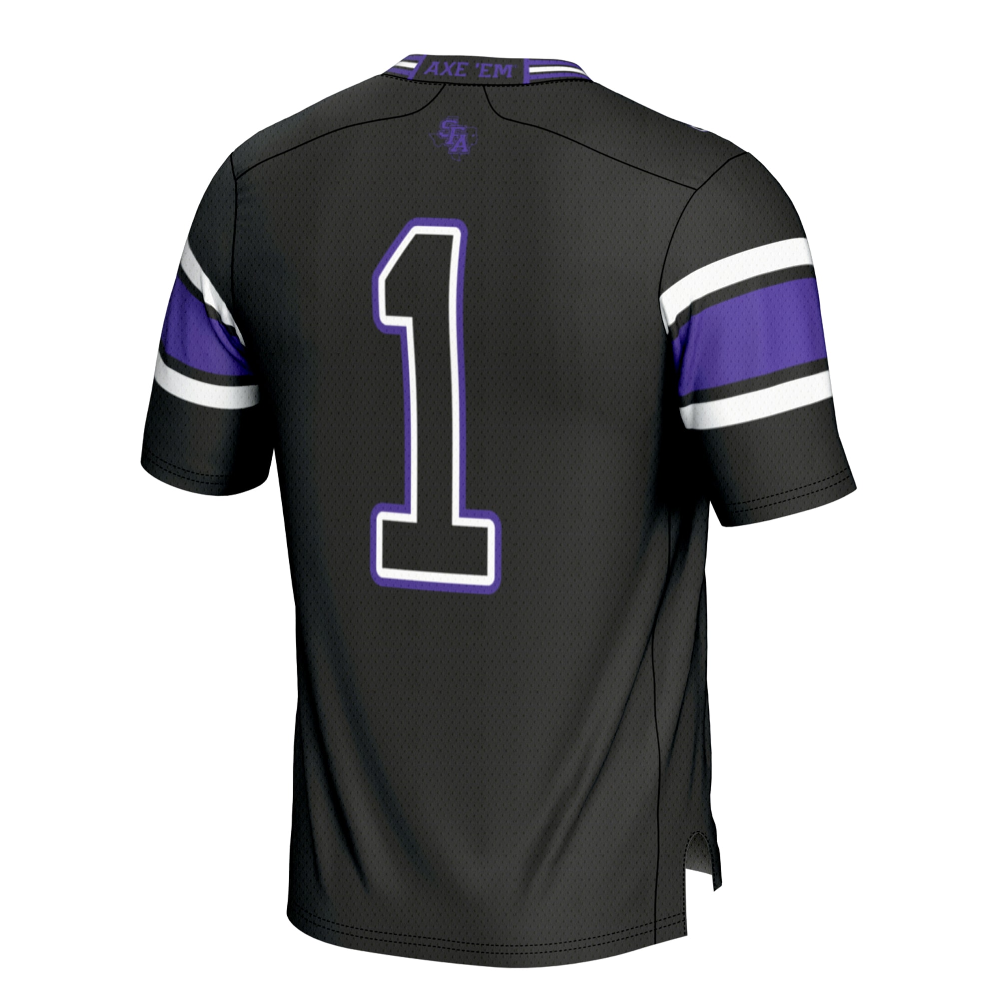 #1 Stephen F Austin Lumberjacks GameDay Greats Football Jersey - Black