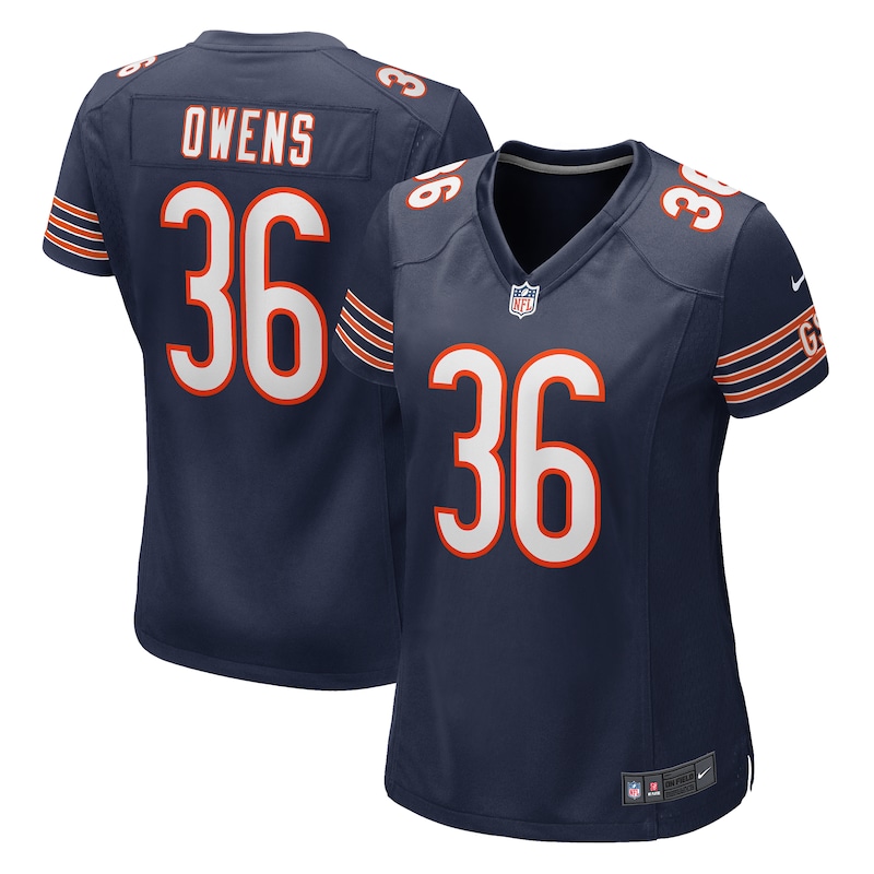 None Jonathan Owens CHI Bears Retro Game-Ready Jersey for NFL Fans