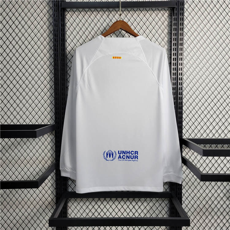 Premium Quality Barca Barcelona FC 2324 Away Long Sleeve Shirt