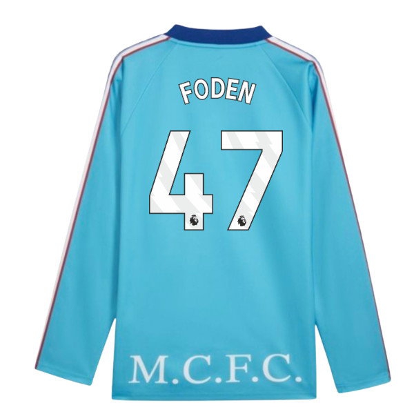 [HP] 2026-2027 Man City KING Jersey LS (Blue) (Foden 47)