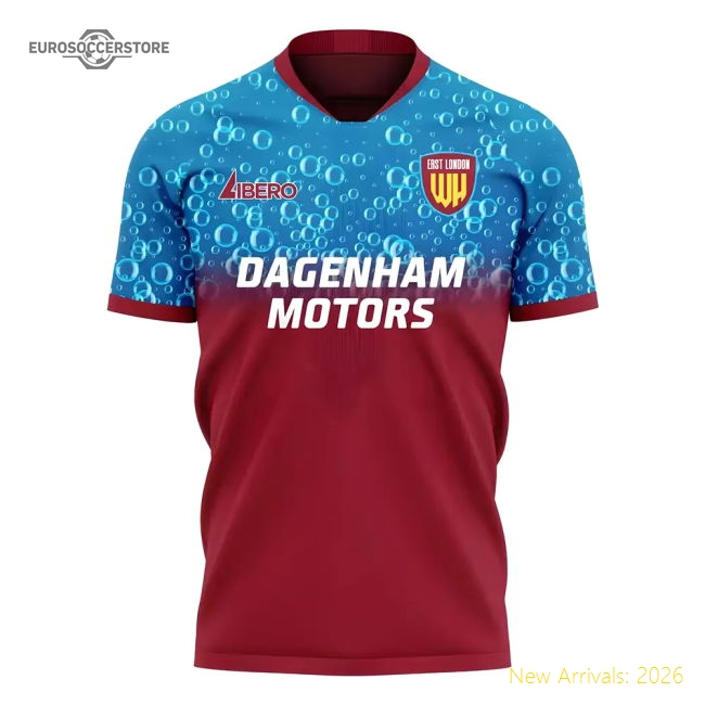 Football Team Womens East London Modern Jersey Performance Fabric