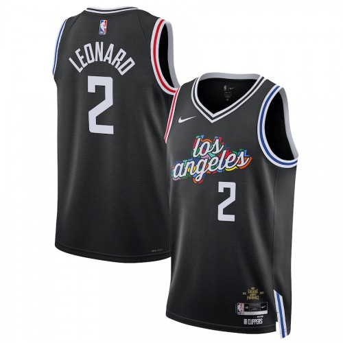 Los Angeles Los Angeles Clippers #2 Kawhi Leonard Unisex Nike Black 2022-23 Swingman Jersey ¨C City Edition Mens