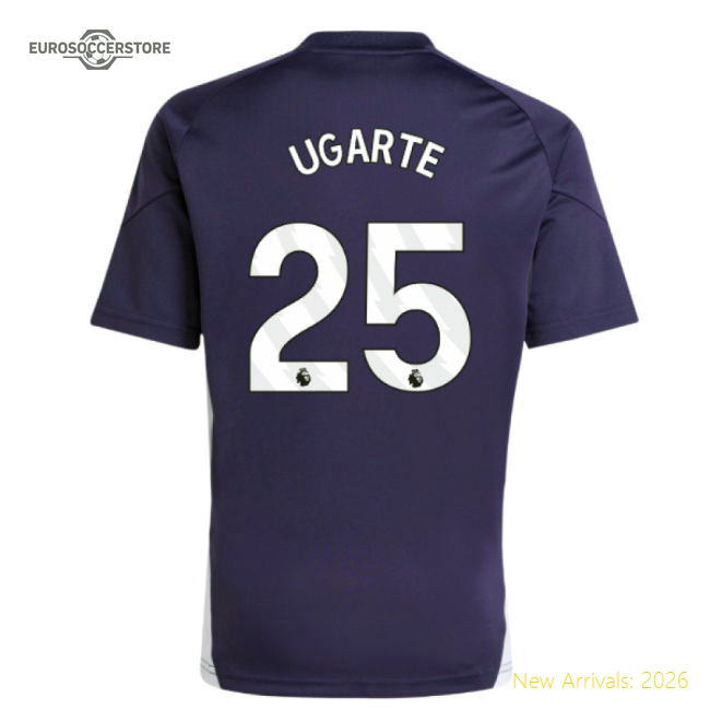 Non-toxic Man Utd Kids Ugarte Jersey 2025-2026 Machine-washable