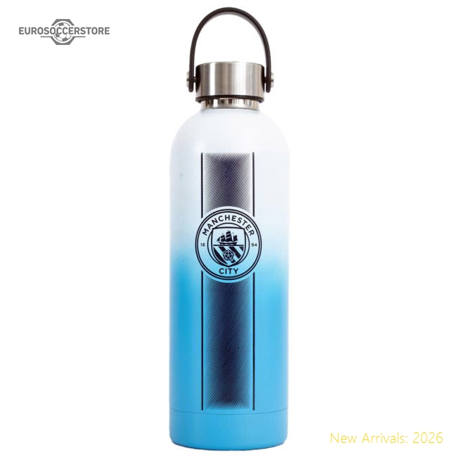 Official Manchester City Fc Chunky Thermal Bottle - Premium Quality