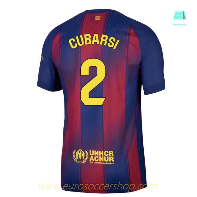 2025-2026 Barcelona Authentic Home Shirt (Cubarsi 2)