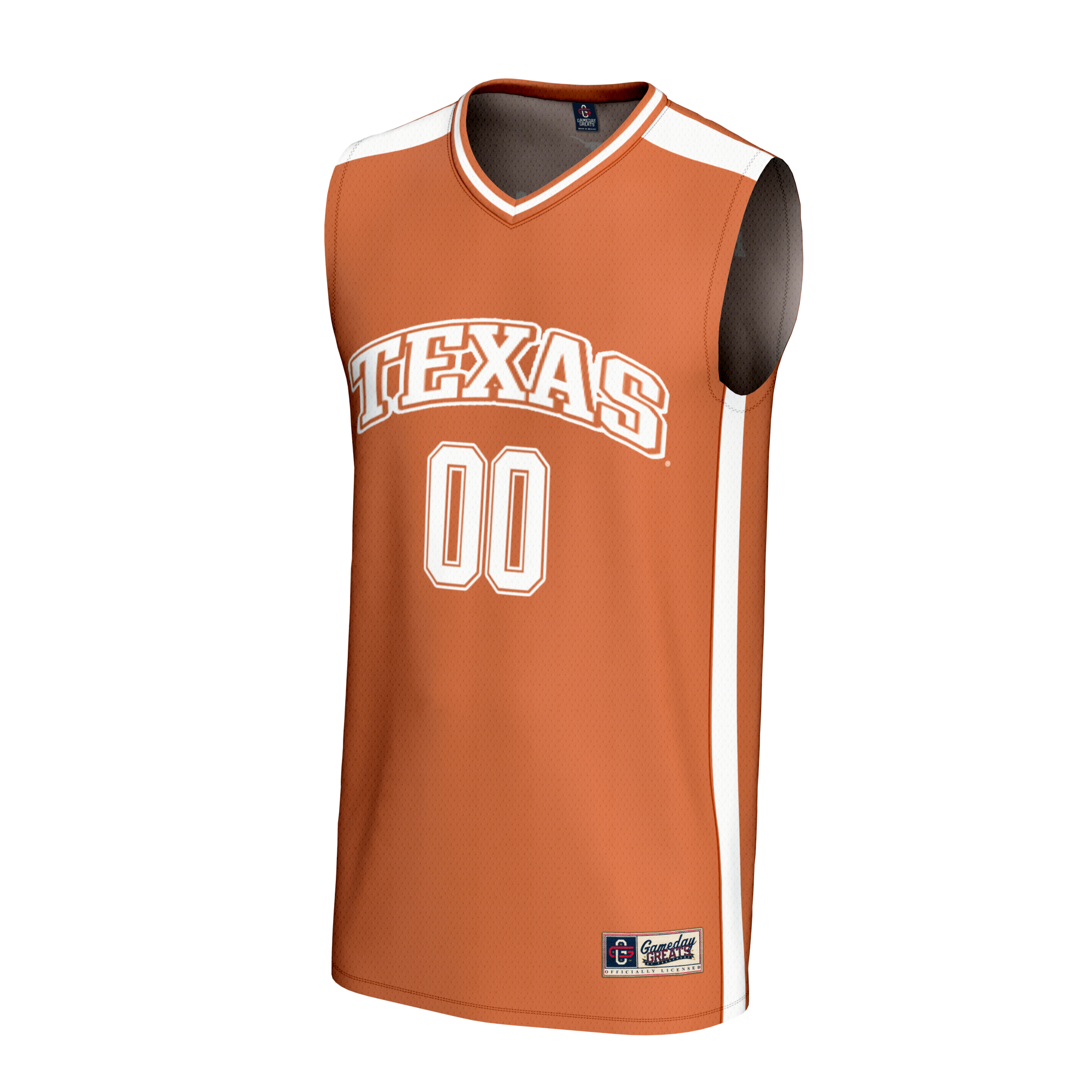 [DDG] Texas Longhorns GameDay Greats Youth NIL Pick-A-Player Lightweight Men's Basketball Fashion Jersey - Burnt Orange