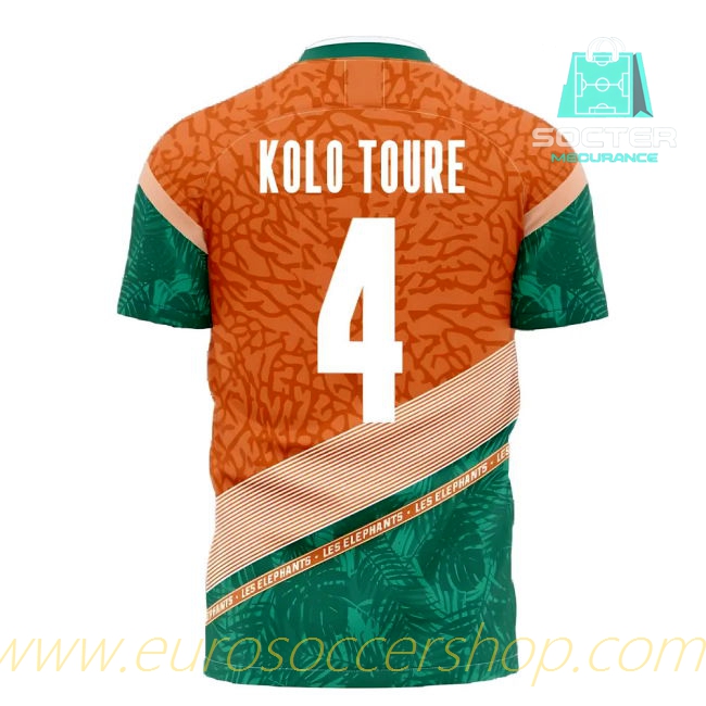 2025-2026 Season World Cup Ivory Coast Away Kit Libero (KOLO TOURE 4)