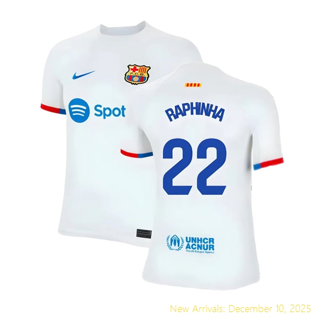 2023-2024 Barcelona Away Shirt - Durable Game Day (Raphinha 22) -...