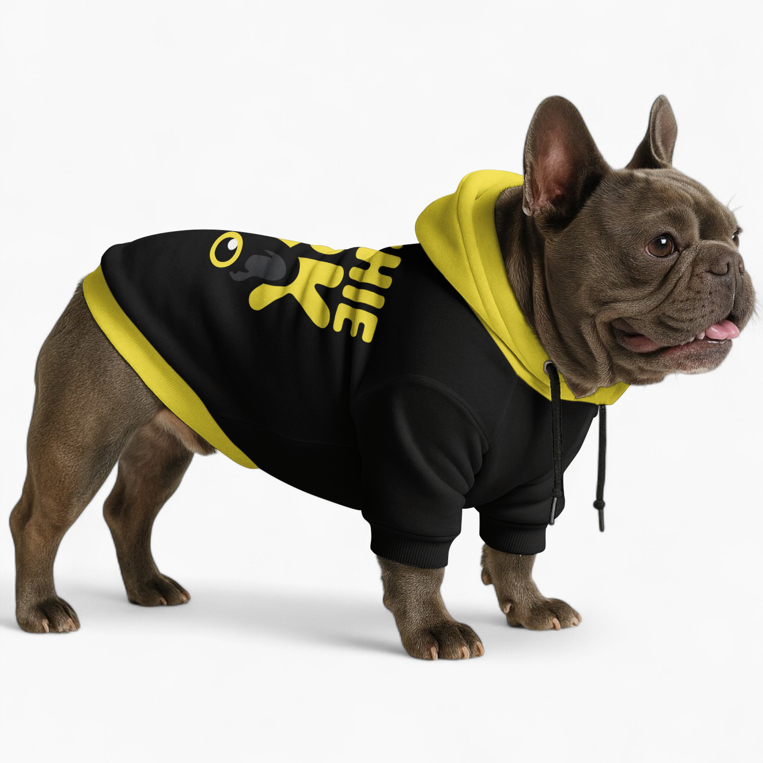 Cozy Comfortable Dark - Frenchie Hoodie for Everyday Wear Stylish