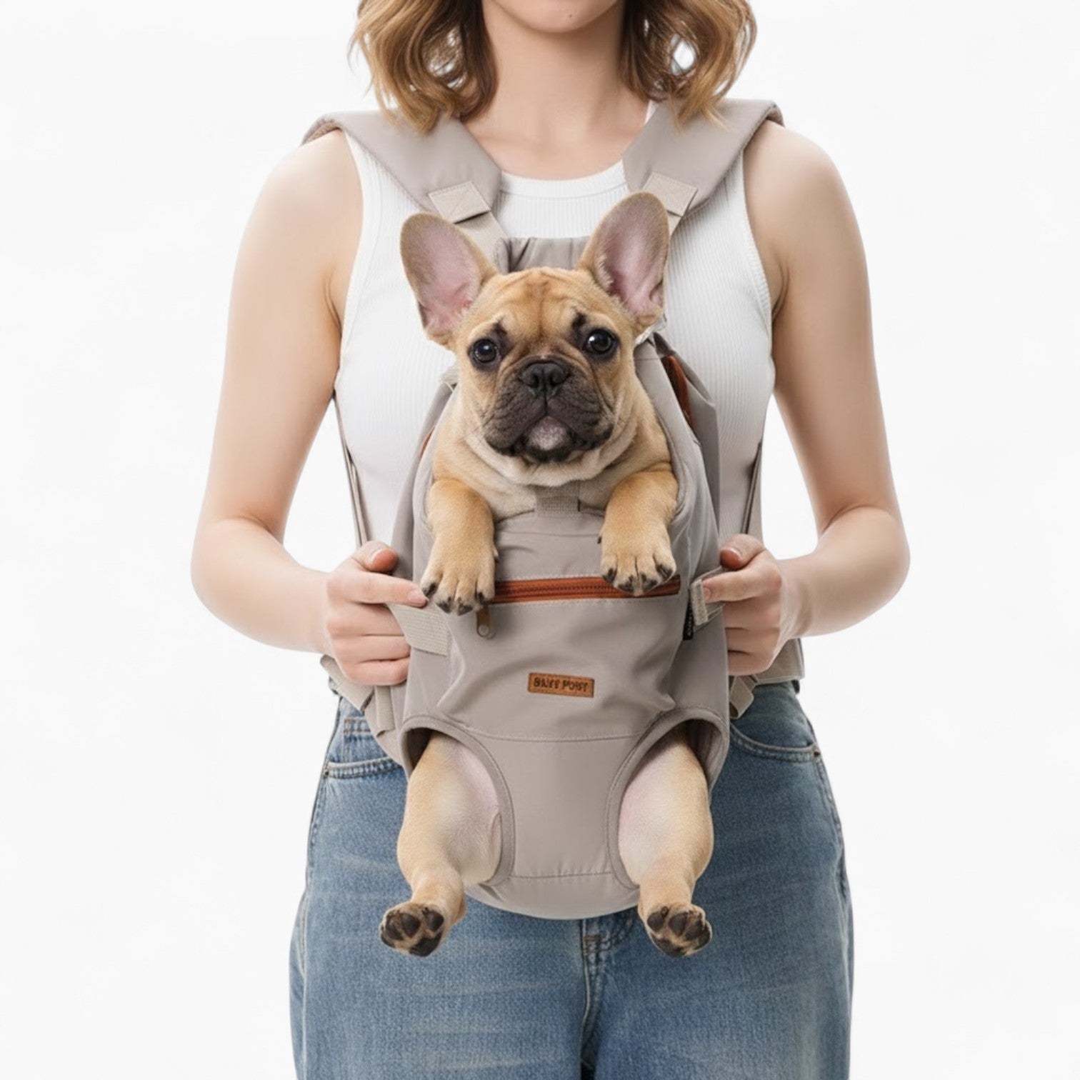 Carrier – Breathable Secure Outdoor Dog Carrier For French Bulldogs