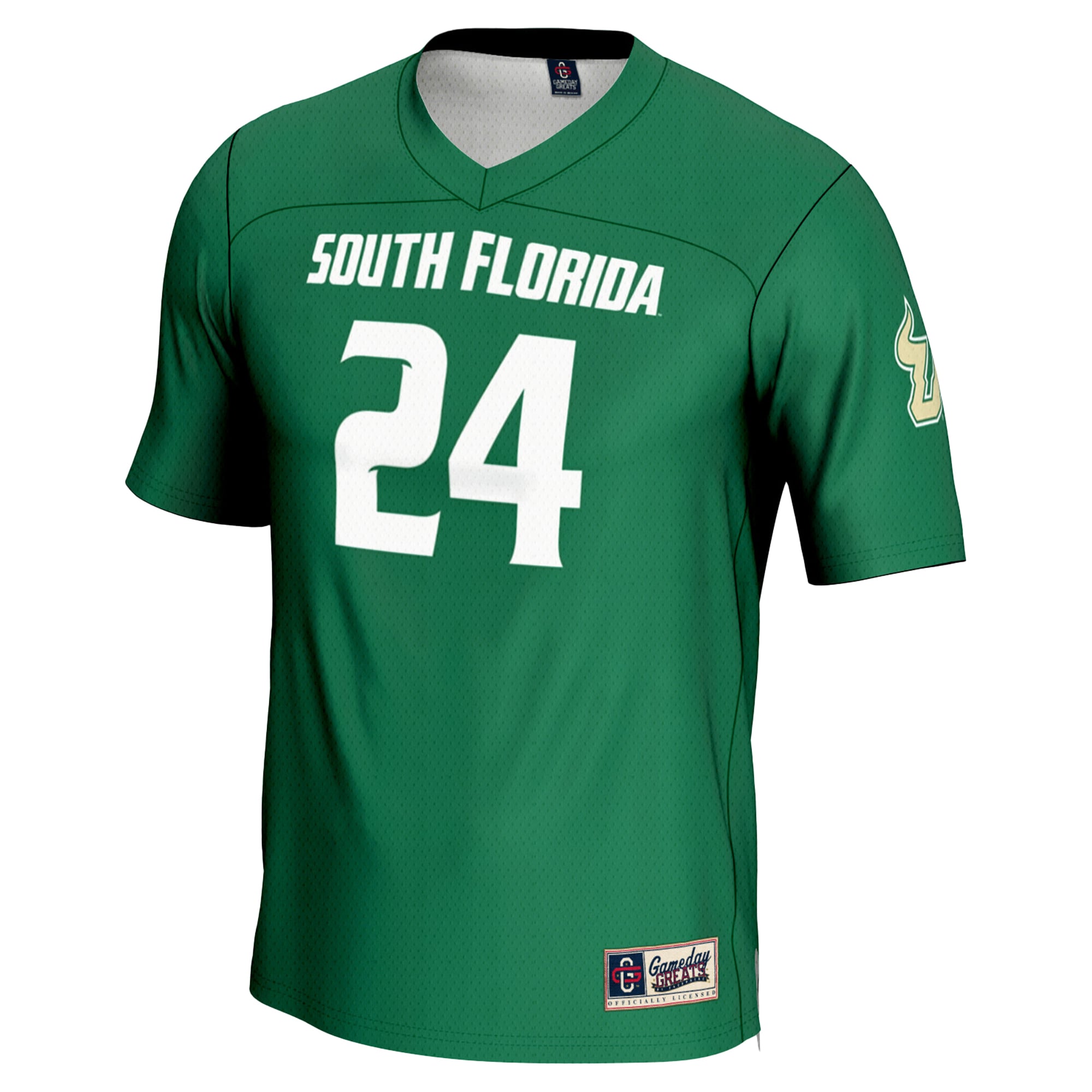 #24 South Florida Bulls GameDay Greats Unisex Lightweight Lacrosse Jersey - Green