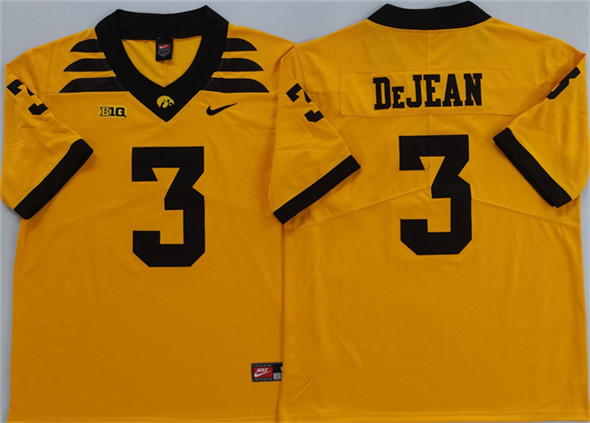Men's None #3 Cooper De Yellow 2025 breathable high quality Jersey