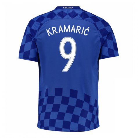 Croatia Away 2016 Kramaric 9 Soccer Jersey Shirt - Official Replica
