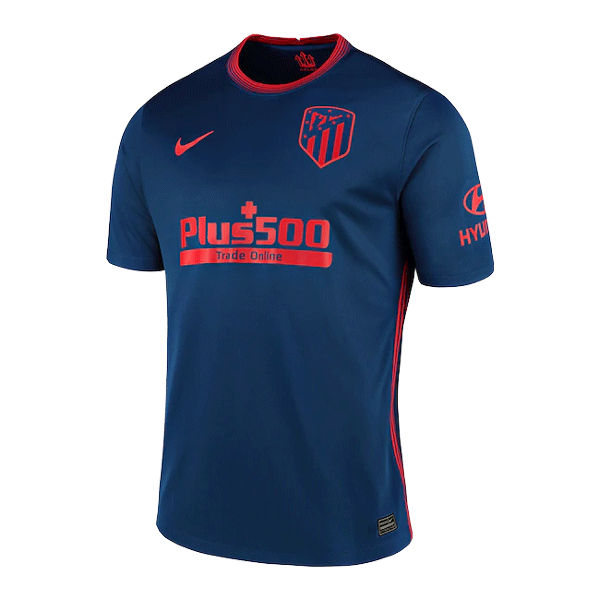 Comfort Fit Atletico Madrid 20-21 Away Navy Soccer Jersey Shirt