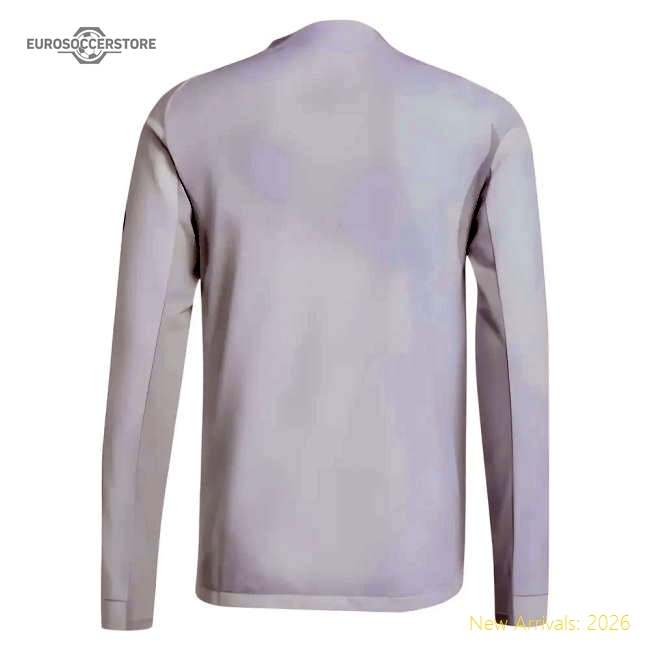 High-Quality 2025-2026 Real Madrid Authentic Long Sleeve Home Shirt