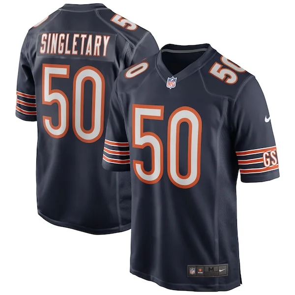 None Mike Singletary Game Jersey - Navy | NFL Player Jersey | NFL Foot