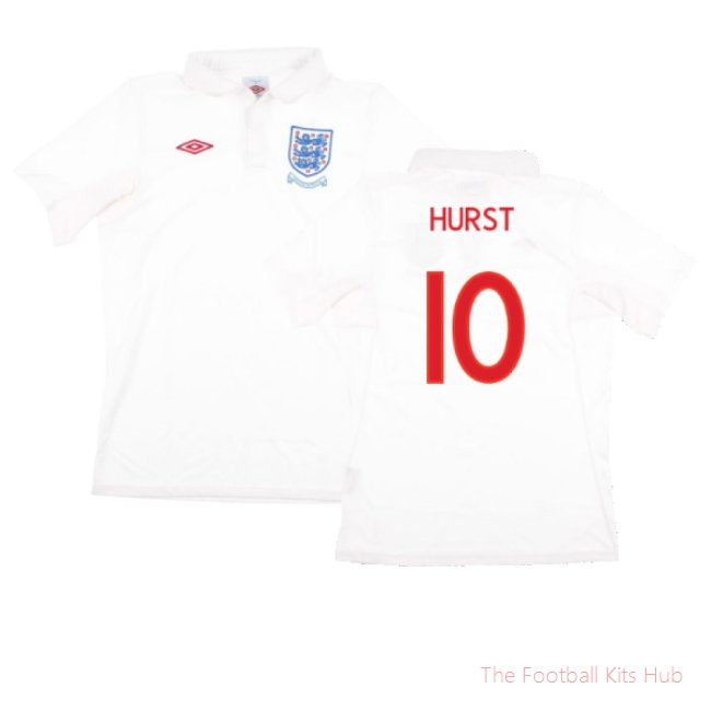 England 2009-10 Home Shirt (With South Africa Badge Detail) (XL) (Mint) (HURST 10)