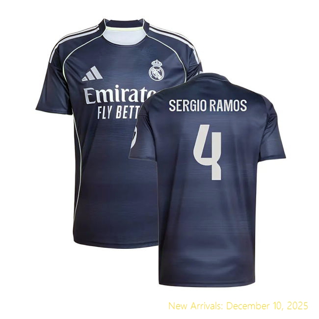 2025-2026 Real Madrid RM Authentic Away Shirt (Sergio Ramos 4)