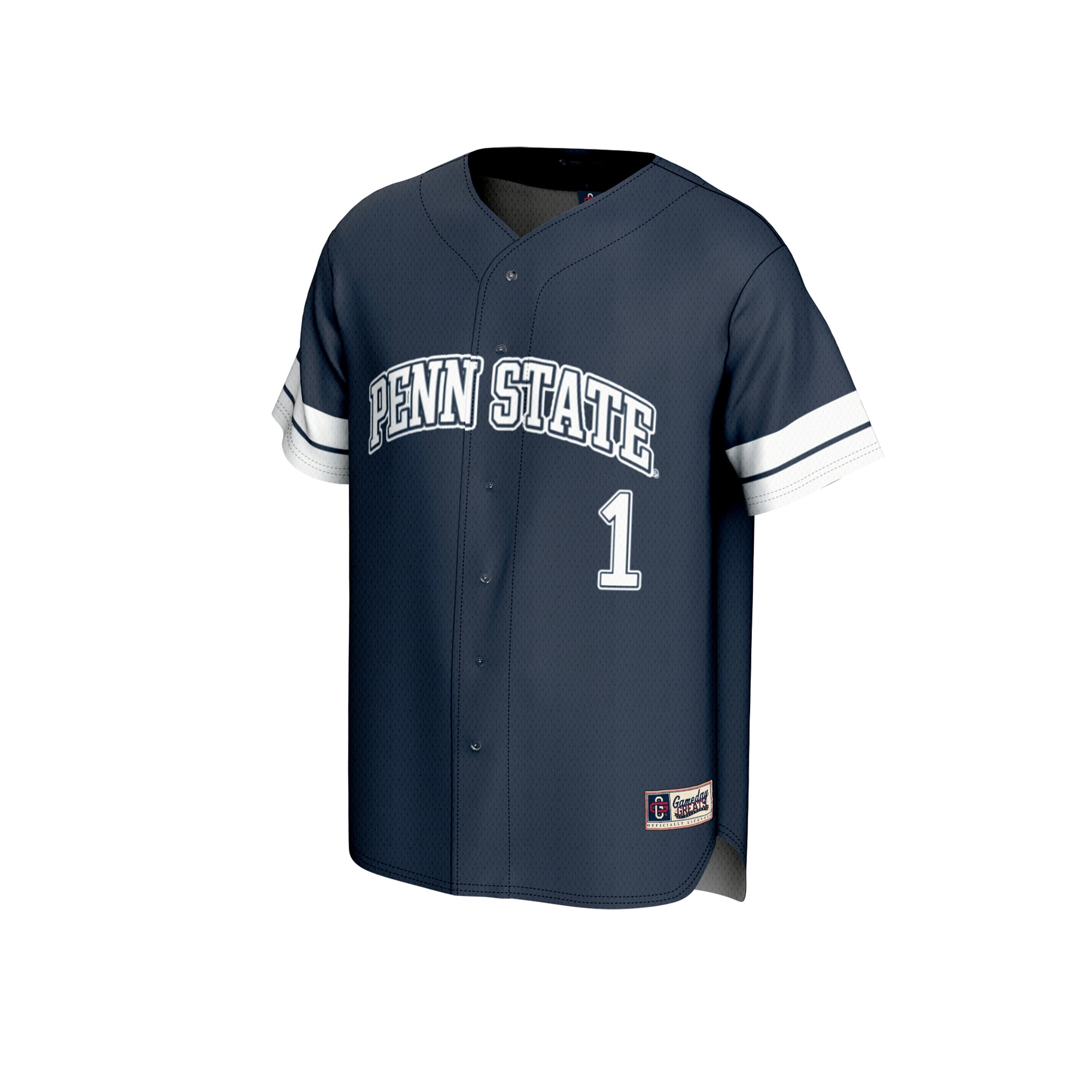 [NJP] Penn State Nittany Lions GameDay Greats Youth Lightweight Collegiate Baseball Fashion Jersey - Navy